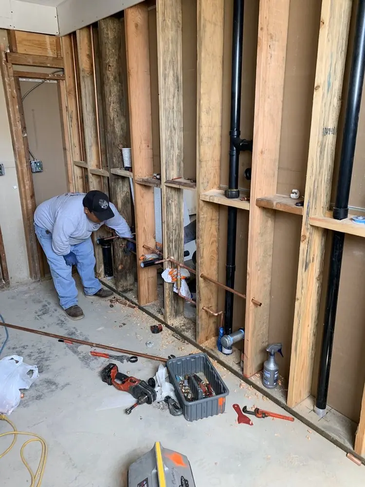 Commercial rough-in plumbing for Water Heater Replacement in Chestertown